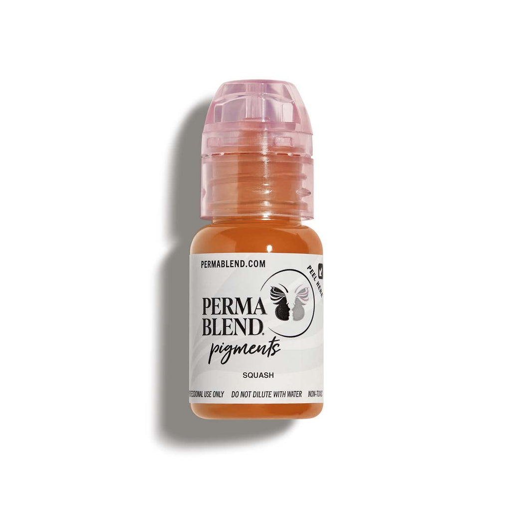 Perma Blend Squash Orange-Based Brown Tattoo Ink for Lip Blush – Vegan 0.5 oz