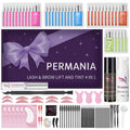 PERMANIA Brow Lamination Kit – Lash Lift & Brow Color, Salon & Home Use, Up to 6 Weeks