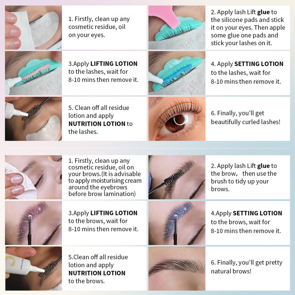 PERMANIA Lash Lift Kit | Tube Design for Precise Lash Lift & Brow Lamination – Easy At-Home Salon Results