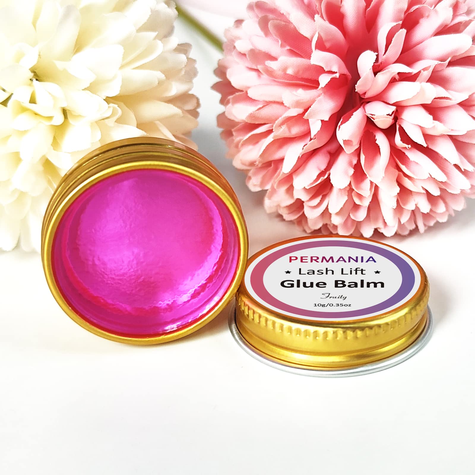 PERMANIA Lash Glue Balm – Strong Hold for Lash Lifts & Brow Lamination Pink