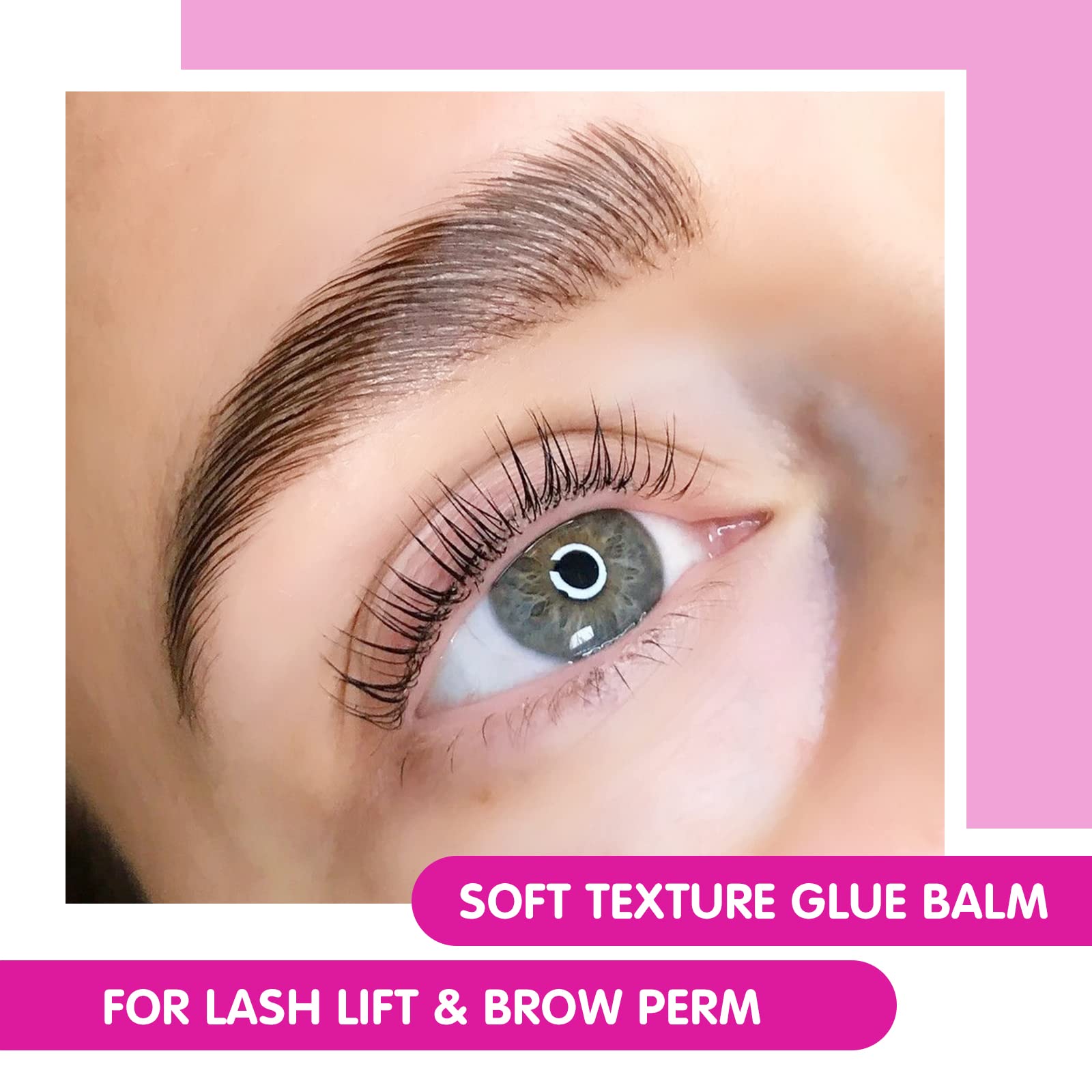 PERMANIA Lash Glue Balm – Strong Hold for Lash Lifts & Brow Lamination Pink