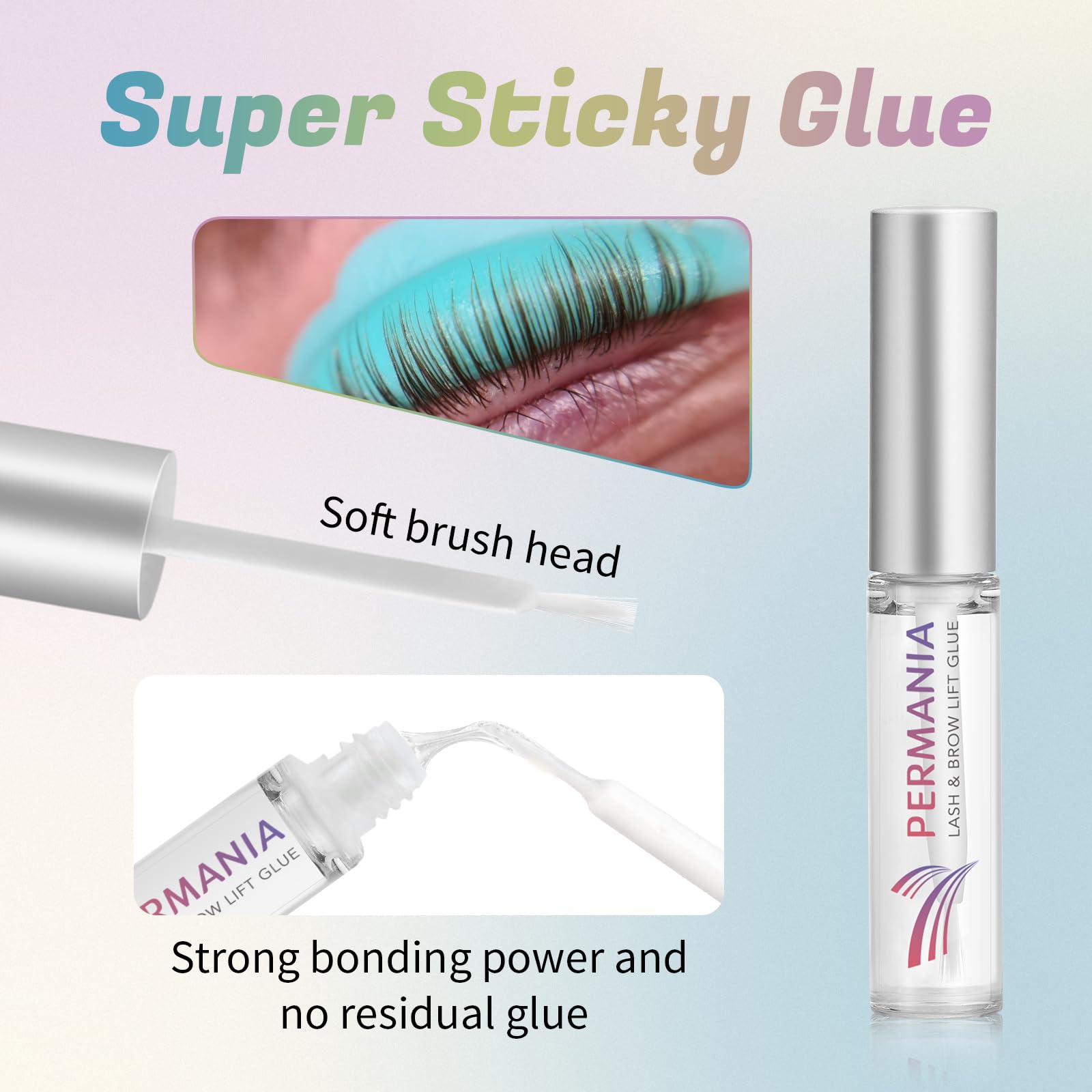 PERMANIA Lash Lift Kit | Tube Design for Precise Lash Lift & Brow Lamination – Easy At-Home Salon Results
