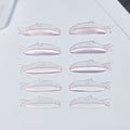 PERMANIA Lash Lift Pads – Self-Adhesive, 5 Sizes, 10Pcs Reusable Pink
