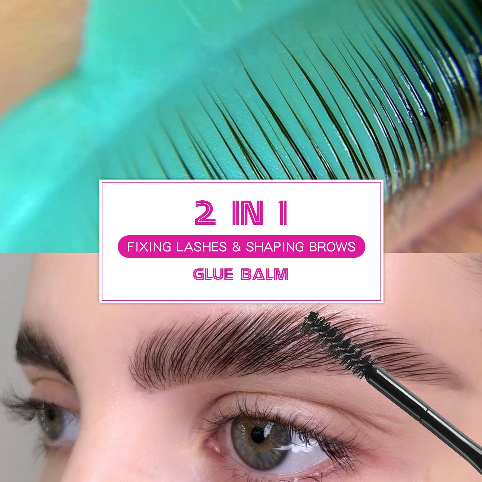 PERMANIA Lash Glue Balm – Strong Hold for Lash Lifts & Brow Lamination Pink