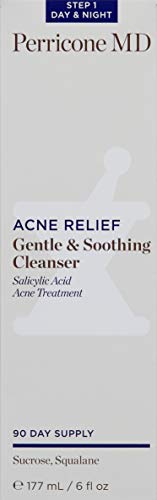 Perricone MD Acne Relief Gentle & Soothing Cleanser 6 oz | Gentle Daily Cleanser for Acne-Prone Skin