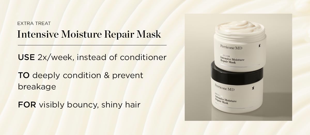 Perricone MD Haircare Intensive Moisture Repair Mask – Weekly Deep Conditioning for Color-Treated Hair