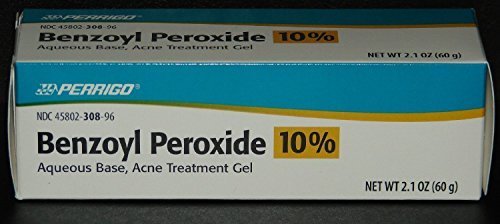 Perrigo 10% Benzoyl Peroxide Acne Treatment Gel – 2.1 oz