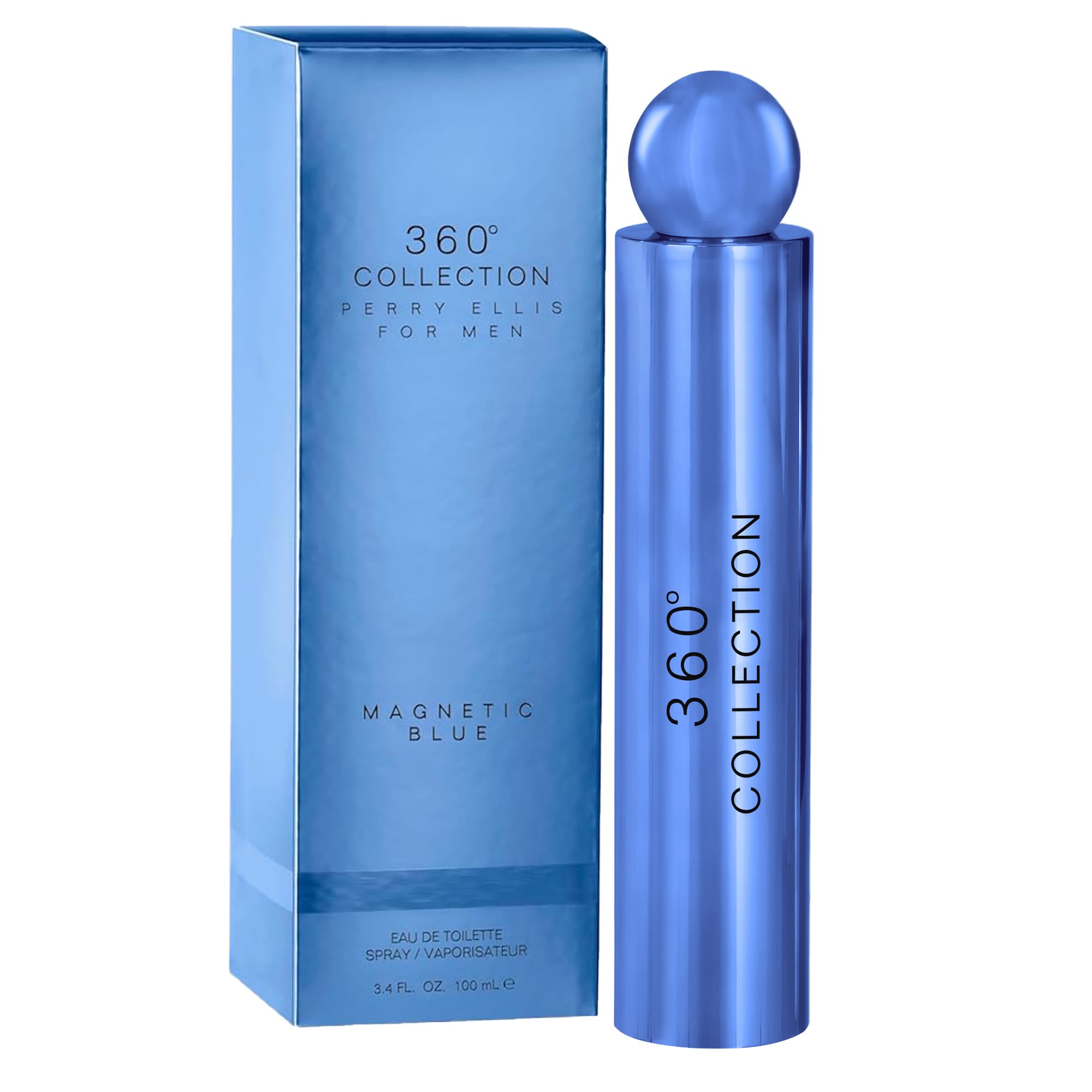 Perry Ellis 360° Magnetic Blue EDT – 3.4 oz (100 ml) | Fresh Aquatic Masculine Scent