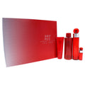 Perry Ellis 360 Red 4-Piece Gift Set for Men – 3.4oz EDT + 6.8oz Body Spray + Shower Gel + 25oz Mini EDT