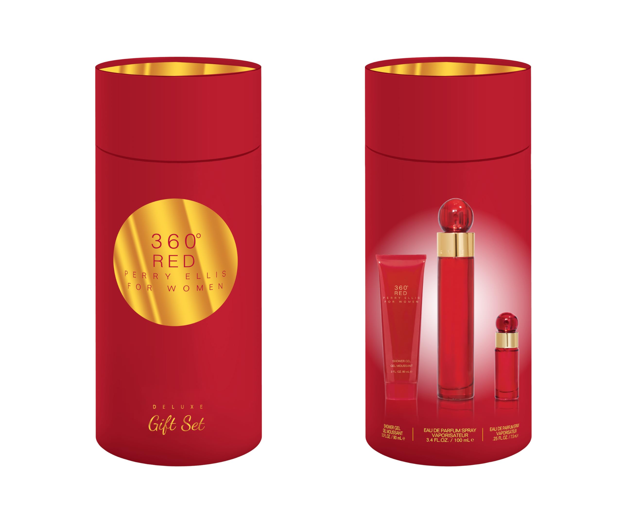 Perry Ellis 360° Red for Women 3-Piece Gift Set