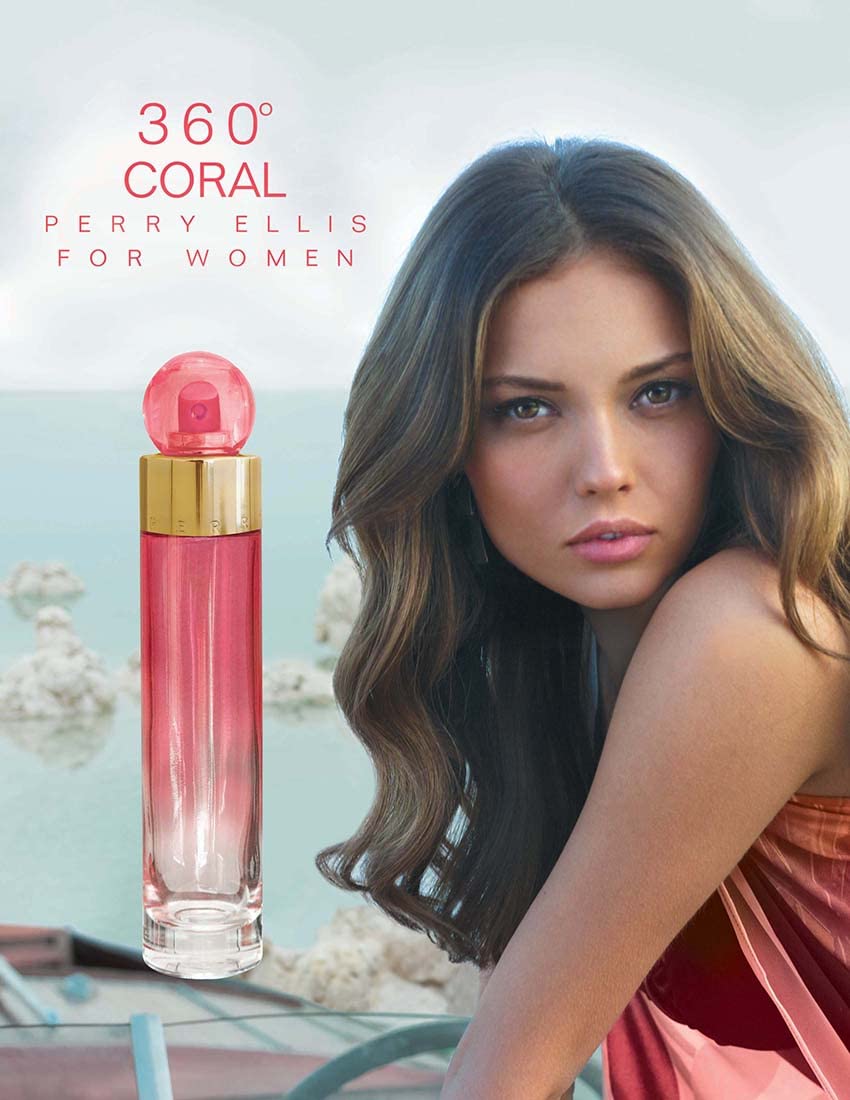 Perry Ellis 360° Women 4-Piece Mini Gift Set – 0.25 fl oz Travel Sprays