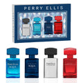 Perry Ellis 4-Piece Mini Cologne Set — Travel-Size EDT Sampler for Men