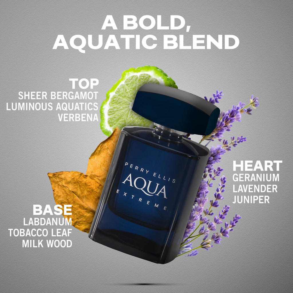 Perry Ellis Aqua Extreme Eau de Toilette Spray – 3.4 oz