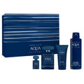 Perry Ellis Aqua Extreme Gift Set | EDT 3.4 oz + Shower Gel 1.7 oz + Body Spray 6 oz + Travel Mini