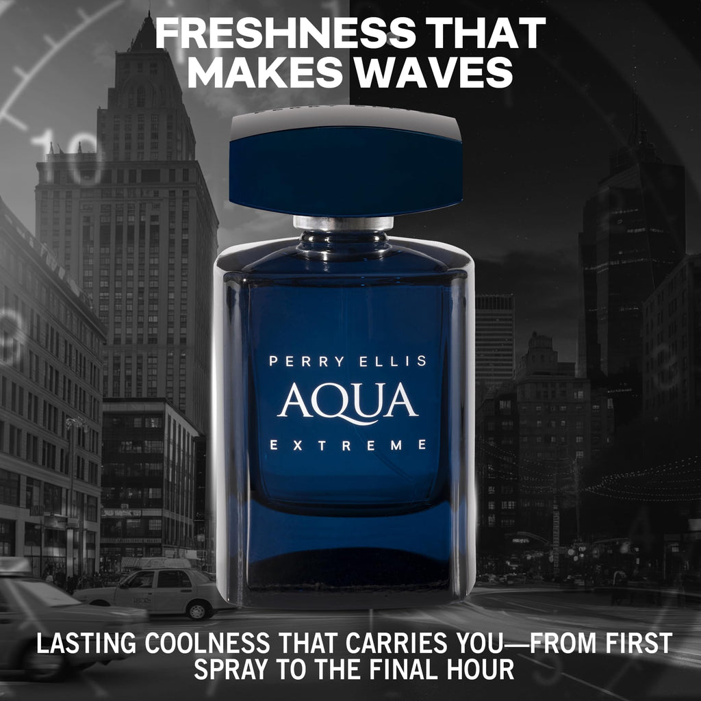 Perry Ellis Aqua Extreme Eau de Toilette Spray – 3.4 oz