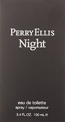 Perry Ellis Night for Men – Eau de Toilette Spray, 3.4 oz