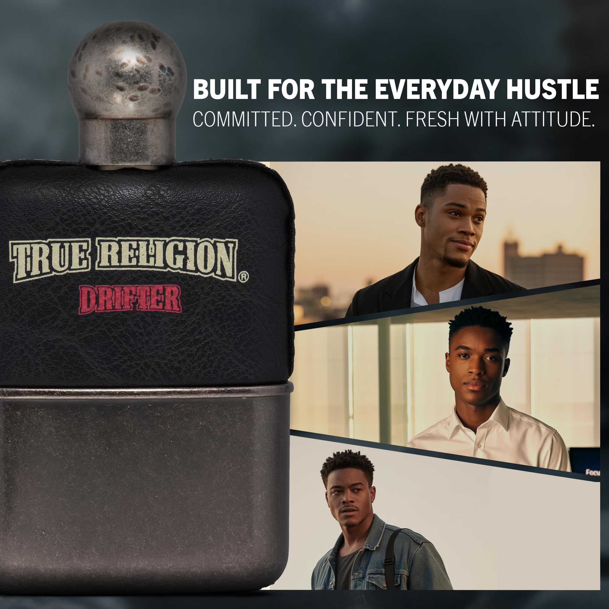 Perry Ellis True Religion for Men Drifter Scent – Long-Lasting EDT (3.4 oz / 100 ml)