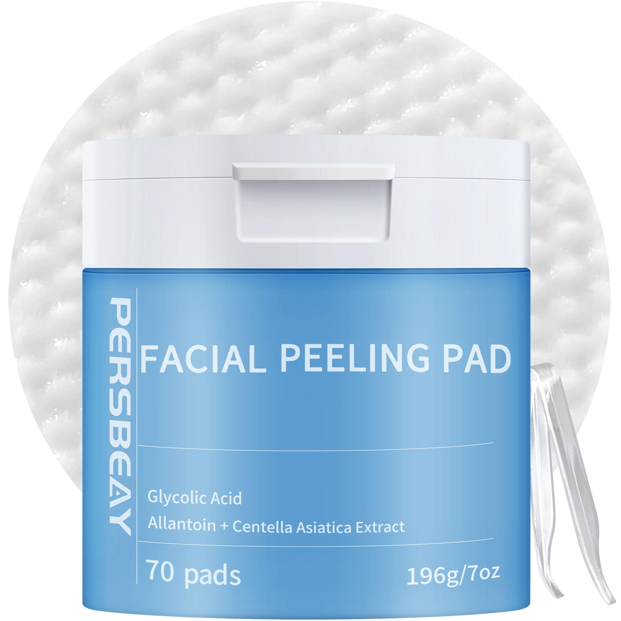 Persbeay Glycolic Acid Pads – Exfoliating Toner for Radiant Skin | 70 Count