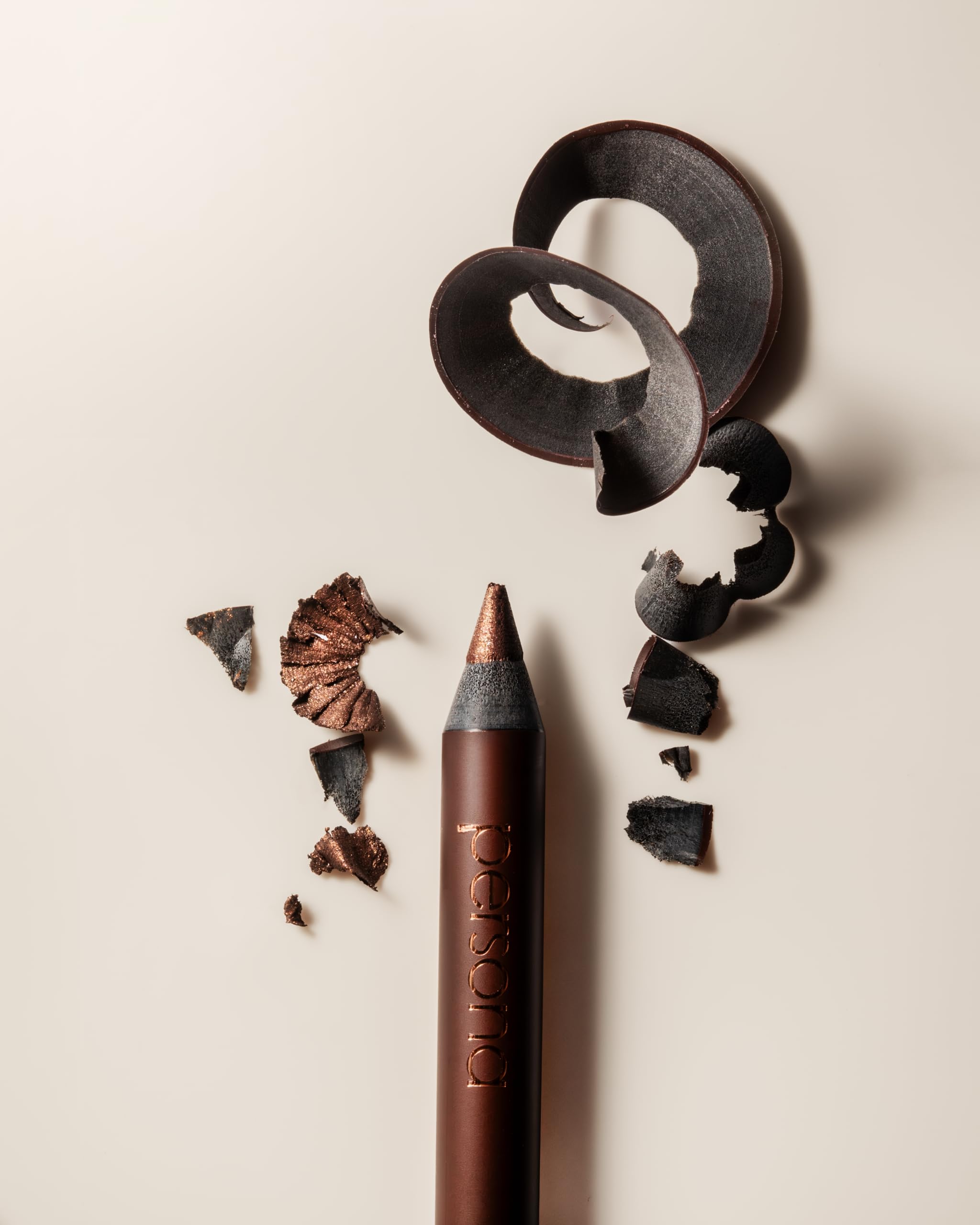 Persona 24HR Waterproof Eyeliner Pencil – Creamy, Long-Wear Chocolate