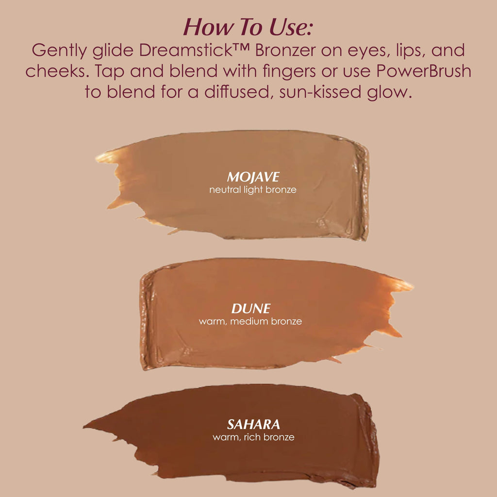 PERSONA Dreamstick Cream Bronzer | Lightweight, Non-Comedogenic Glow Stick | Made in USA