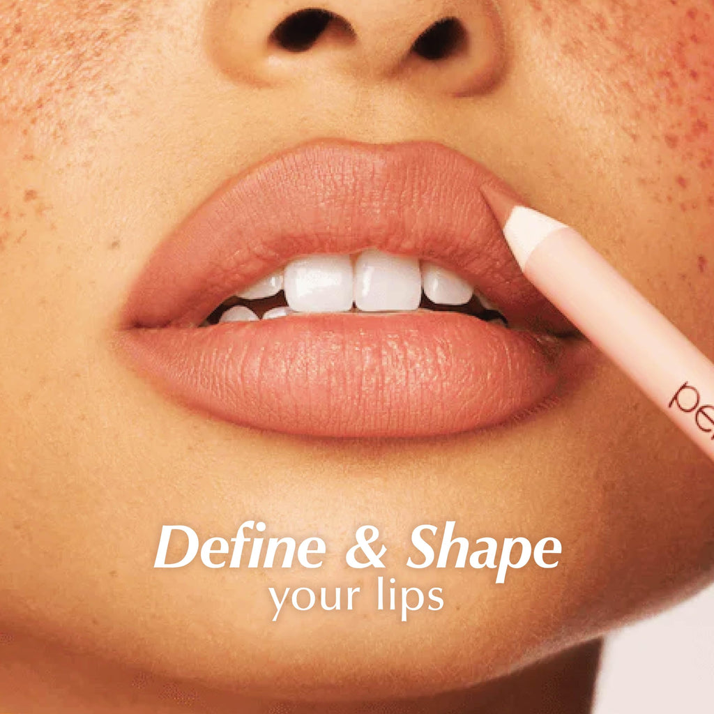 PERSONA Lip Liner Pencil – Creamy Matte, Jojoba Oil, Long-Wear Definition | Vegan, Cruelty-Free, Paraben-Free | Made in USA | Mauve
