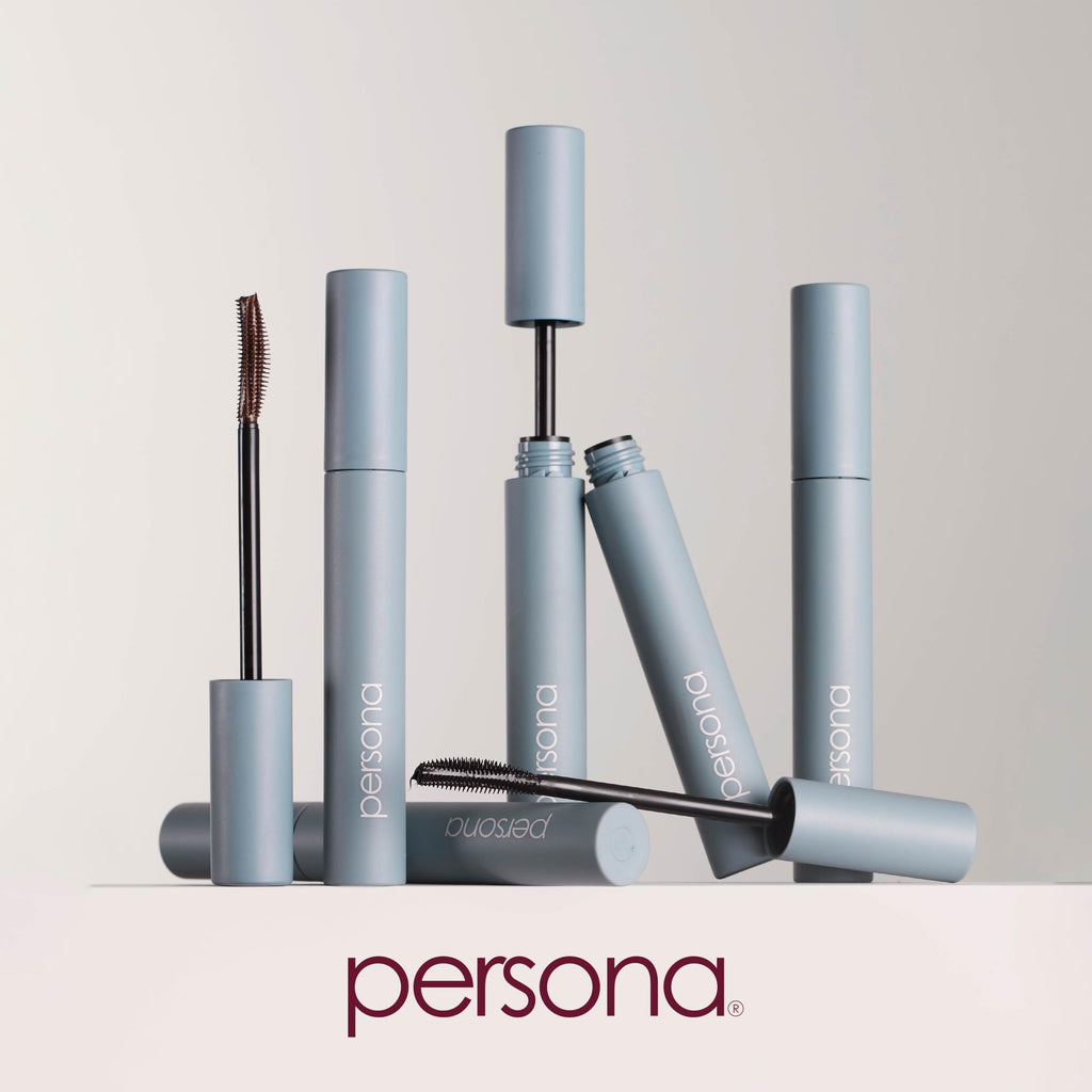 PERSONA Volumizing Tubing Mascara | Lift, Lengthen & Define | Water-Removable, Buildable Volume (Chocolate) — Made in Italy