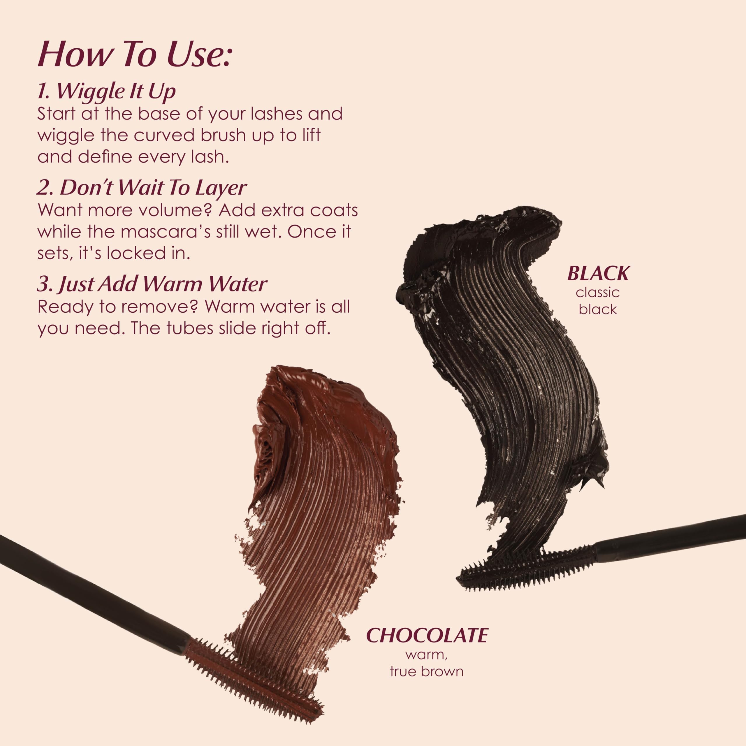 PERSONA Volumizing Tubing Mascara | Lift, Lengthen & Define | Made in Italy | Vegan, Cruelty-Free & Gluten-Free