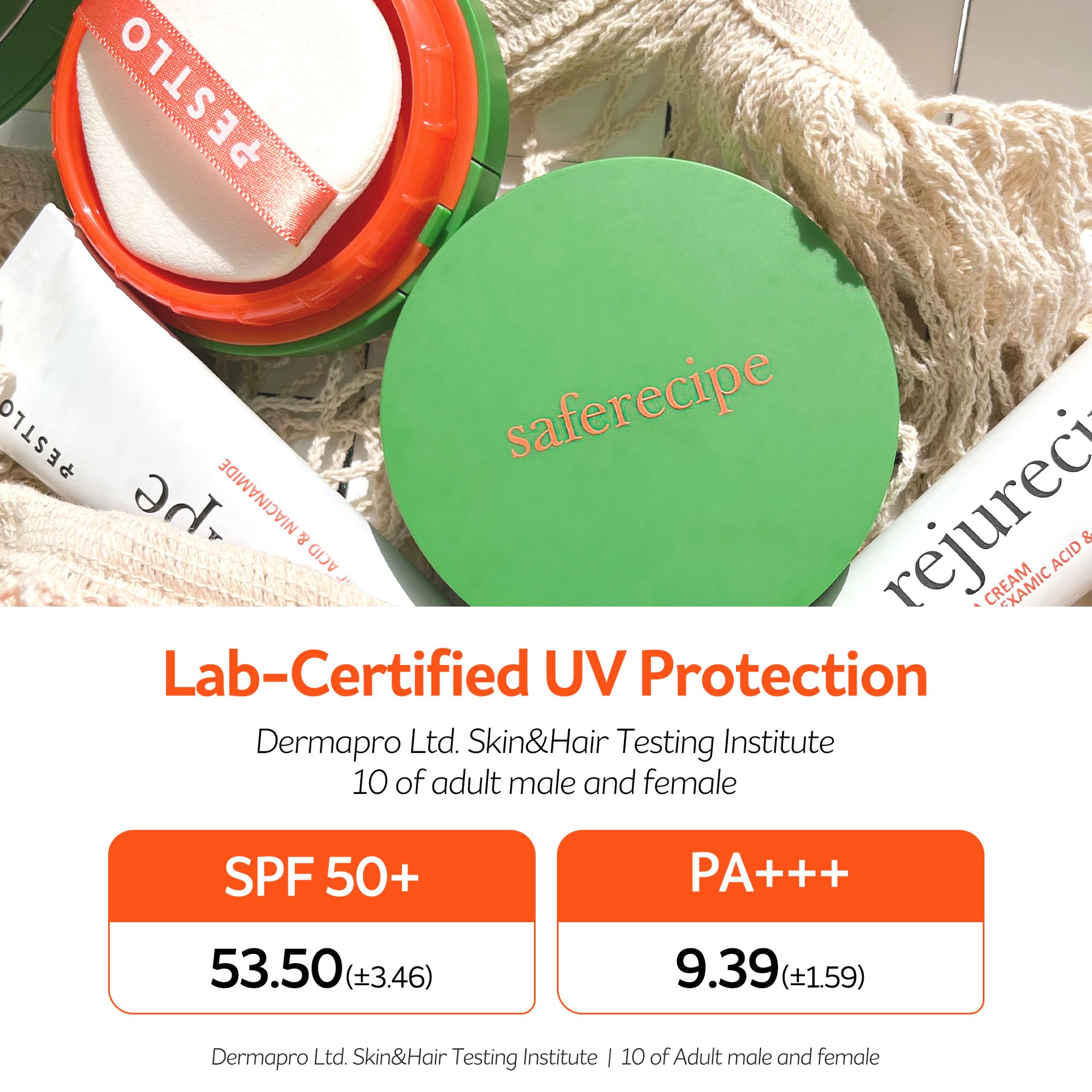 PESTLO Saferecipe Sun Pact SPF50+ PA+++ Grinding Dial Compact