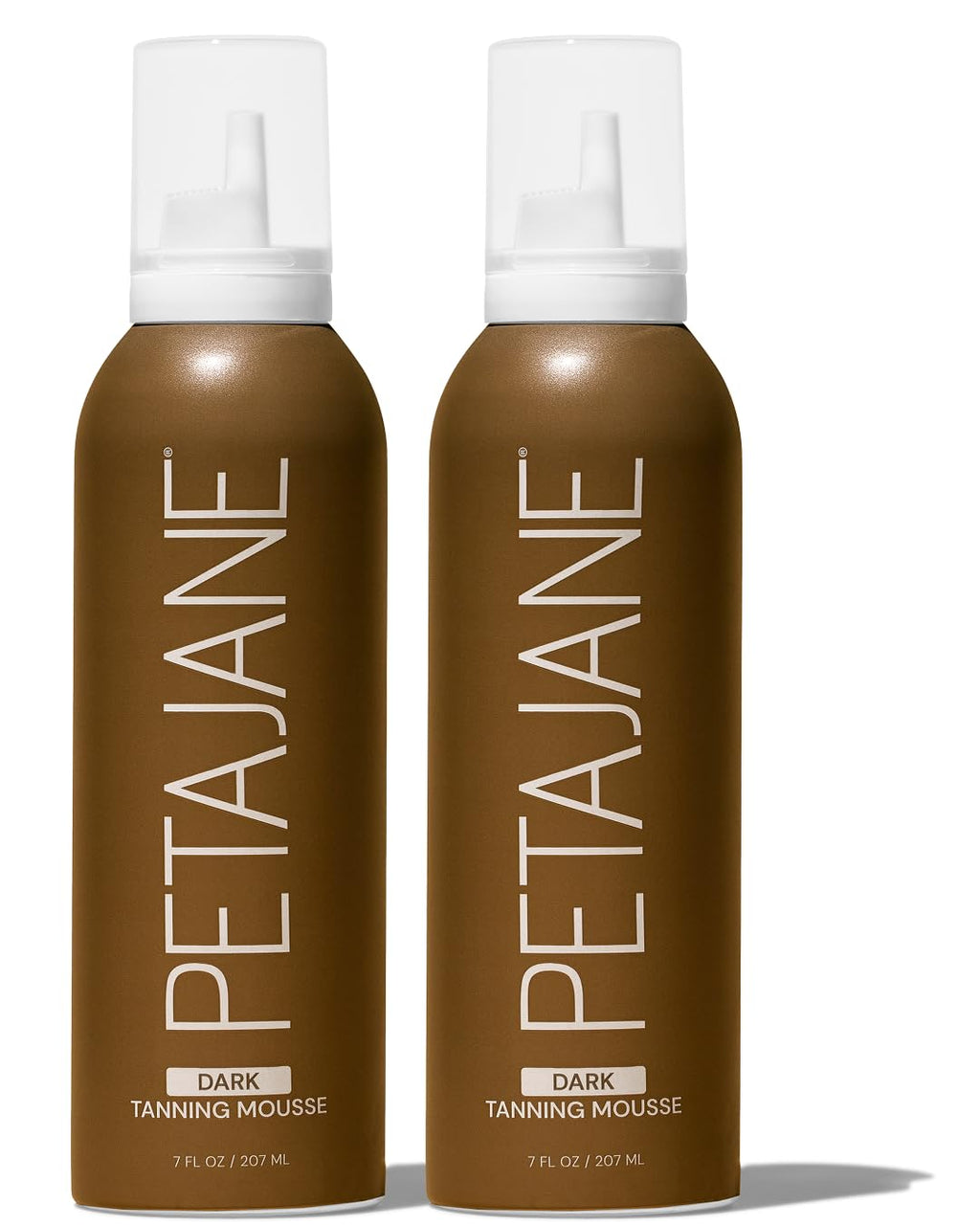Peta Jane PETAJANE Dark Tanning Mousse – 14 oz Duo Pack, Fast & Even Self-Tan