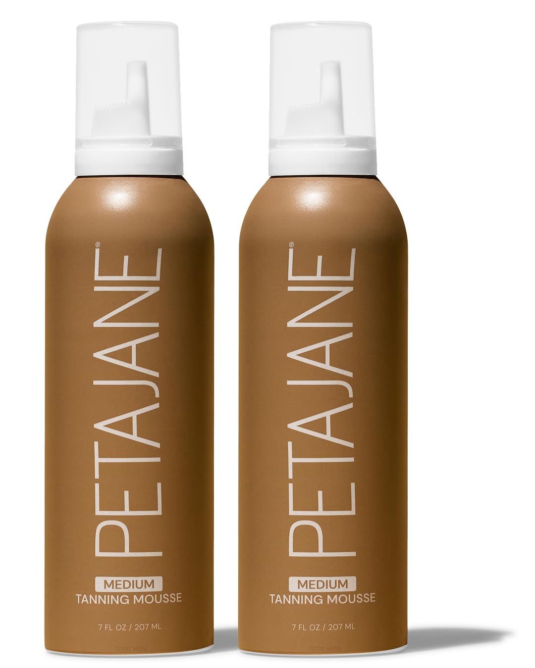 Peta Jane Medium Tanning Mousse – Pack of 2, 7 fl oz | Natural-Looking, Quick-Dry Self-Tanner