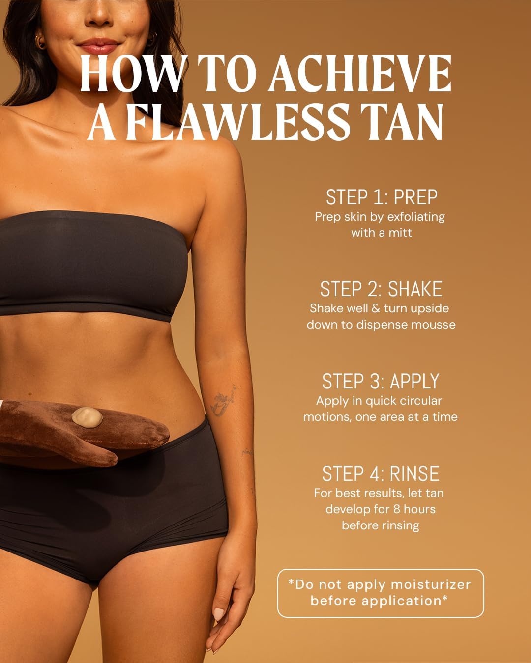 Peta Jane Medium Tanning Mousse – Pack of 2, 7 fl oz | Natural-Looking, Quick-Dry Self-Tanner