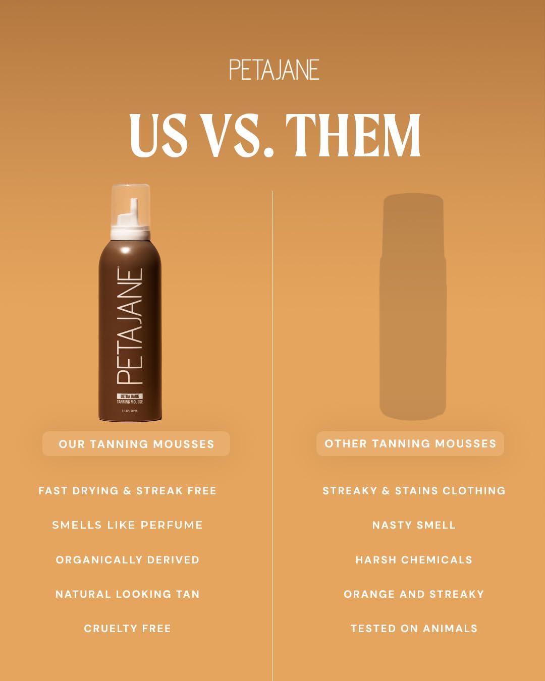 Peta Jane Ultra Dark Tanning Mousse – 7 oz Pack of 2
