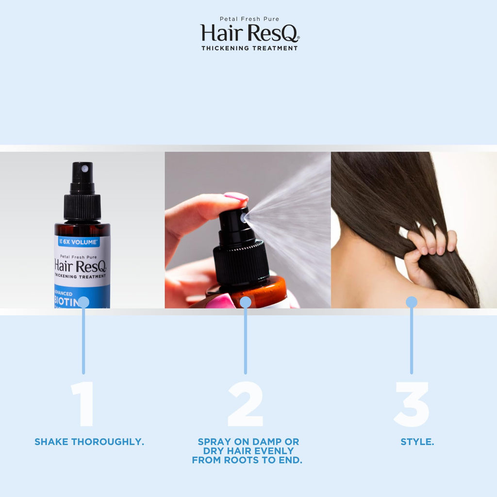 Petal Fresh Hair ResQ Biotin Thickening Spray | Volumizing for Thinning Hair