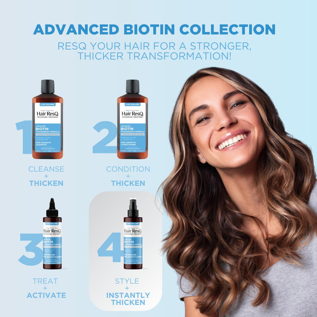Petal Fresh Hair ResQ Biotin Thickening Spray | Volumizing for Thinning Hair