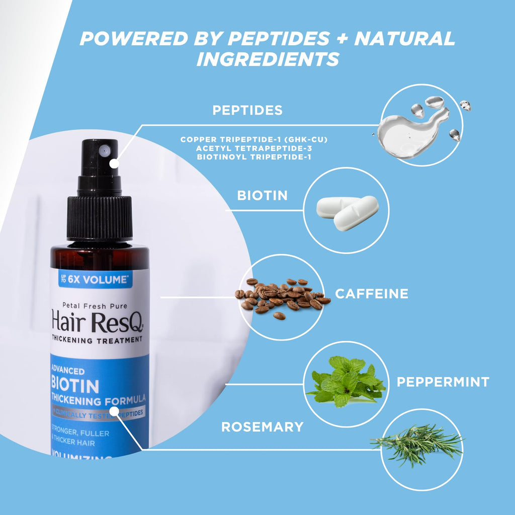 Petal Fresh Hair ResQ Biotin Thickening Spray | Volumizing for Thinning Hair