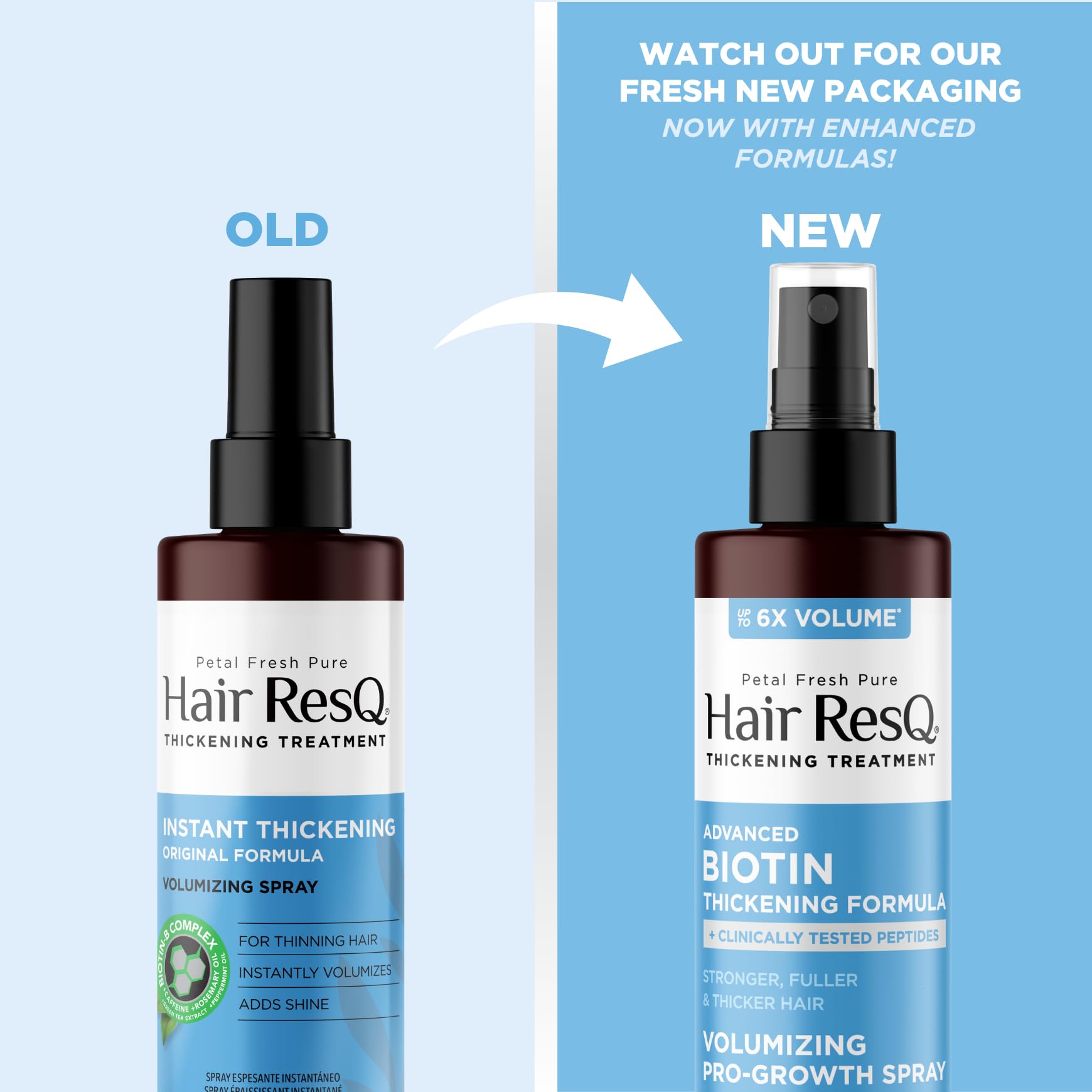 Petal Fresh Hair ResQ Biotin Thickening Spray | Volumizing for Thinning Hair