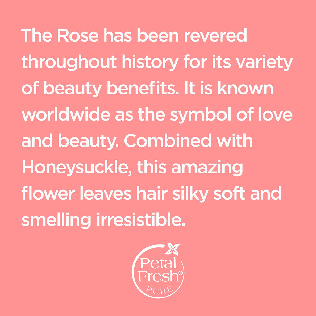 Petal Fresh Pure Softening Rose & Honeysuckle Shampoo – 355ml