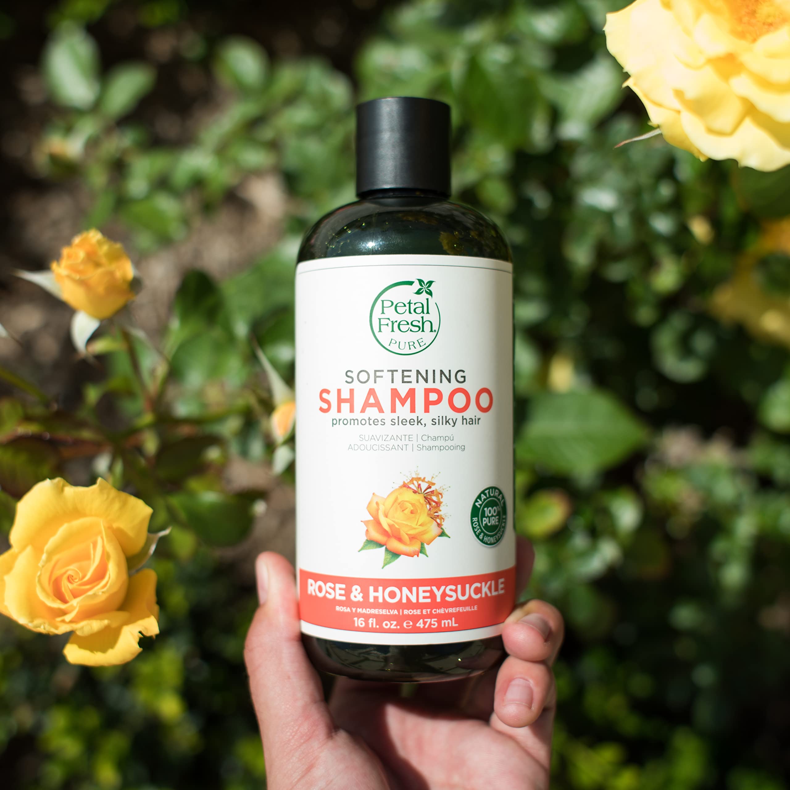 Petal Fresh Pure Softening Rose & Honeysuckle Shampoo – 355ml