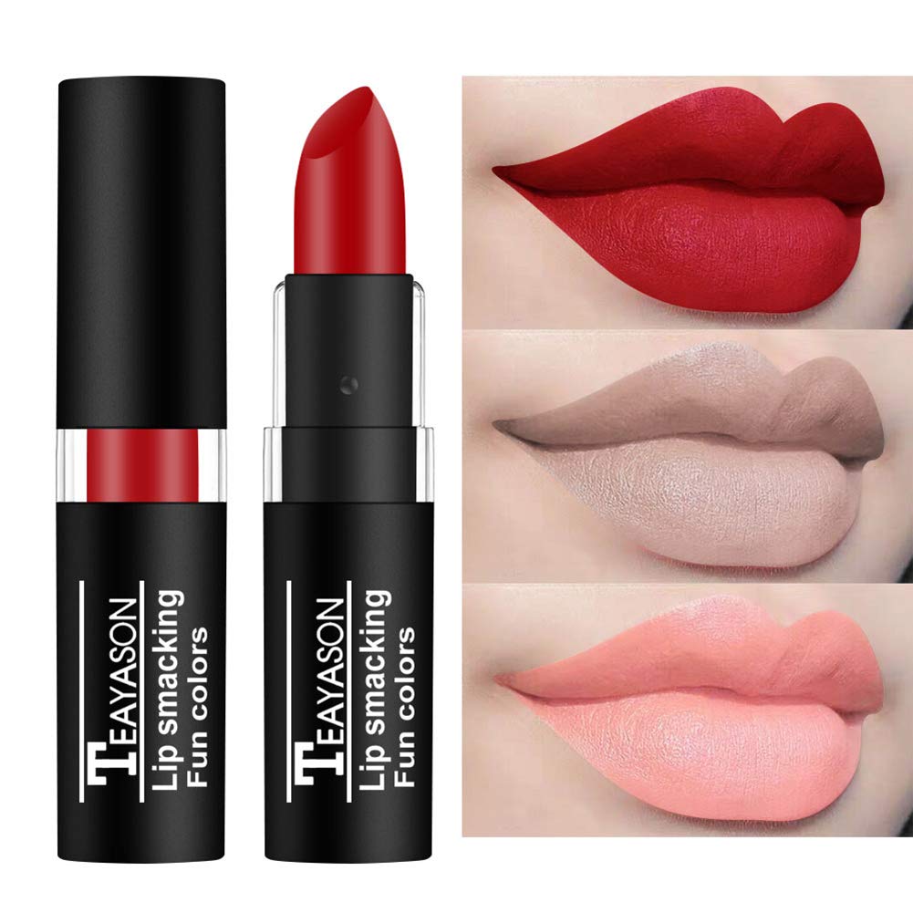 Petansy 12 Colors Vampire Matte Lipstick Set – Long-Lasting Waterproof Lipstick for Party & Cosplay