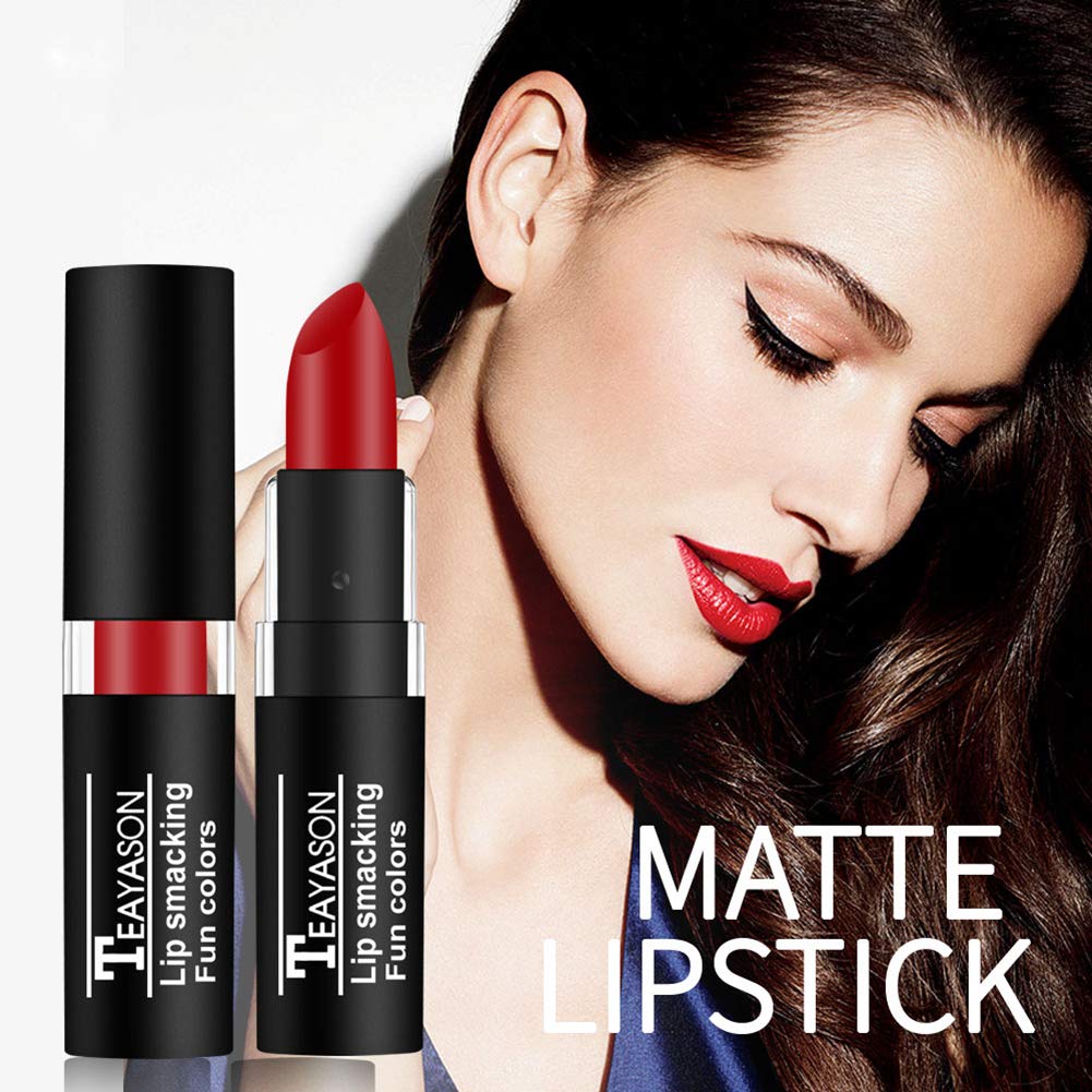 Petansy 12 Colors Vampire Matte Lipstick Set – Long-Lasting Waterproof Lipstick for Party & Cosplay