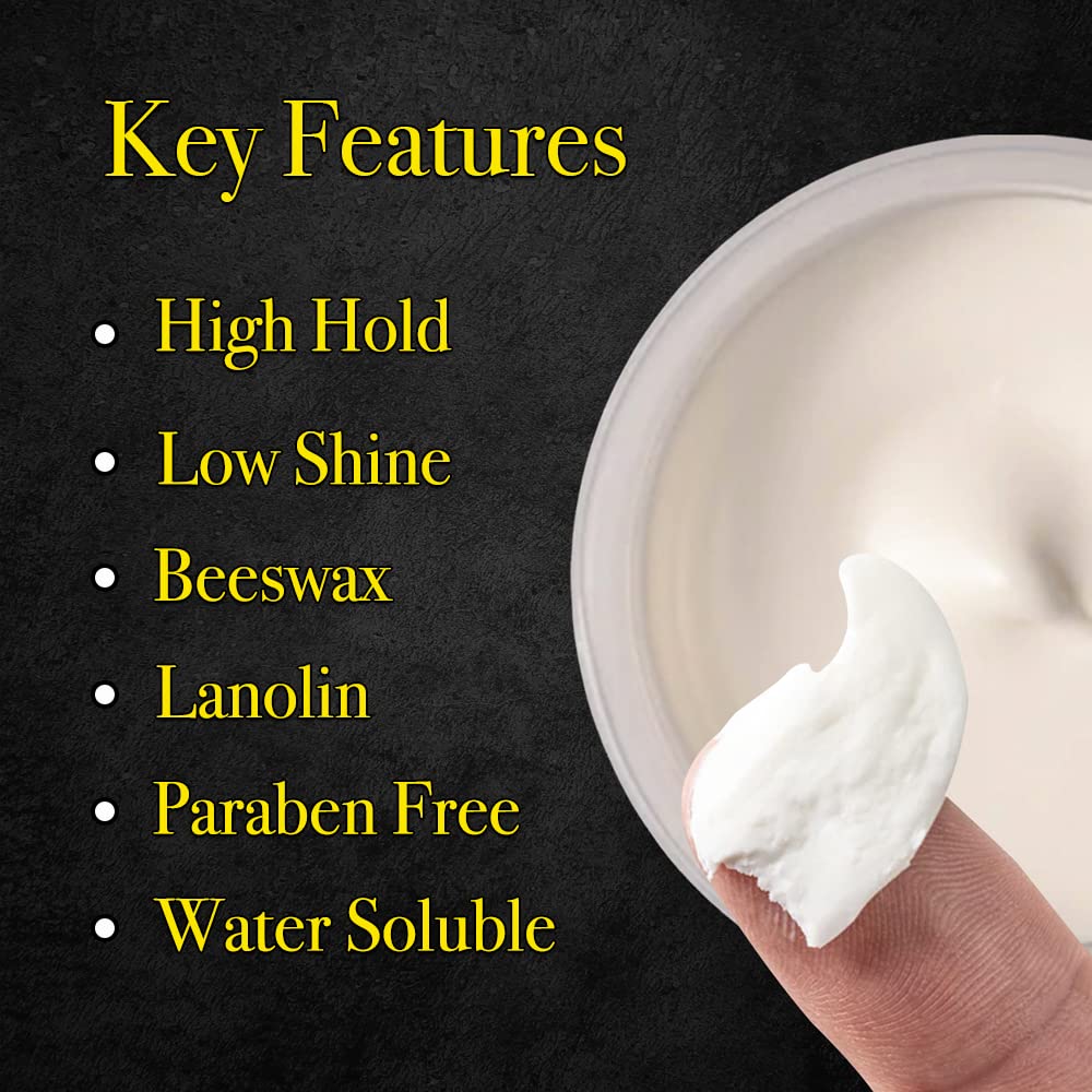 Pete & Pedro Hair Putty - Strong Hold, Matte Finish Hair Clay for Men | Water-Soluble, 2 oz | As Seen on Shark Tank