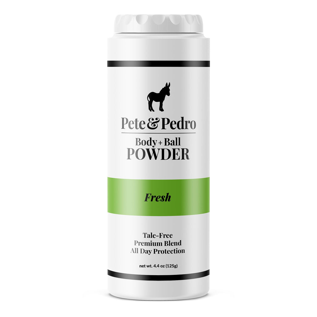 Pete & Pedro Body & Ball Powder Fresh Scent – Talc-Free Men’s Powder, 4.4 oz