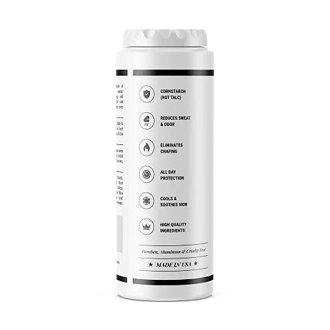 Pete & Pedro Body & Ball Powder Fresh Scent – Talc-Free Men’s Powder, 4.4 oz