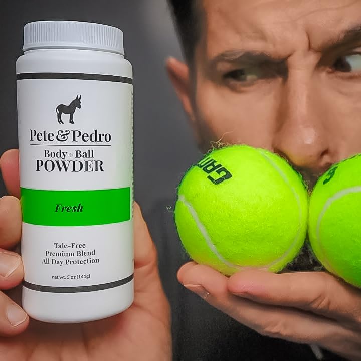 Pete & Pedro Body & Ball Powder Fresh Scent – Talc-Free Men’s Powder, 4.4 oz