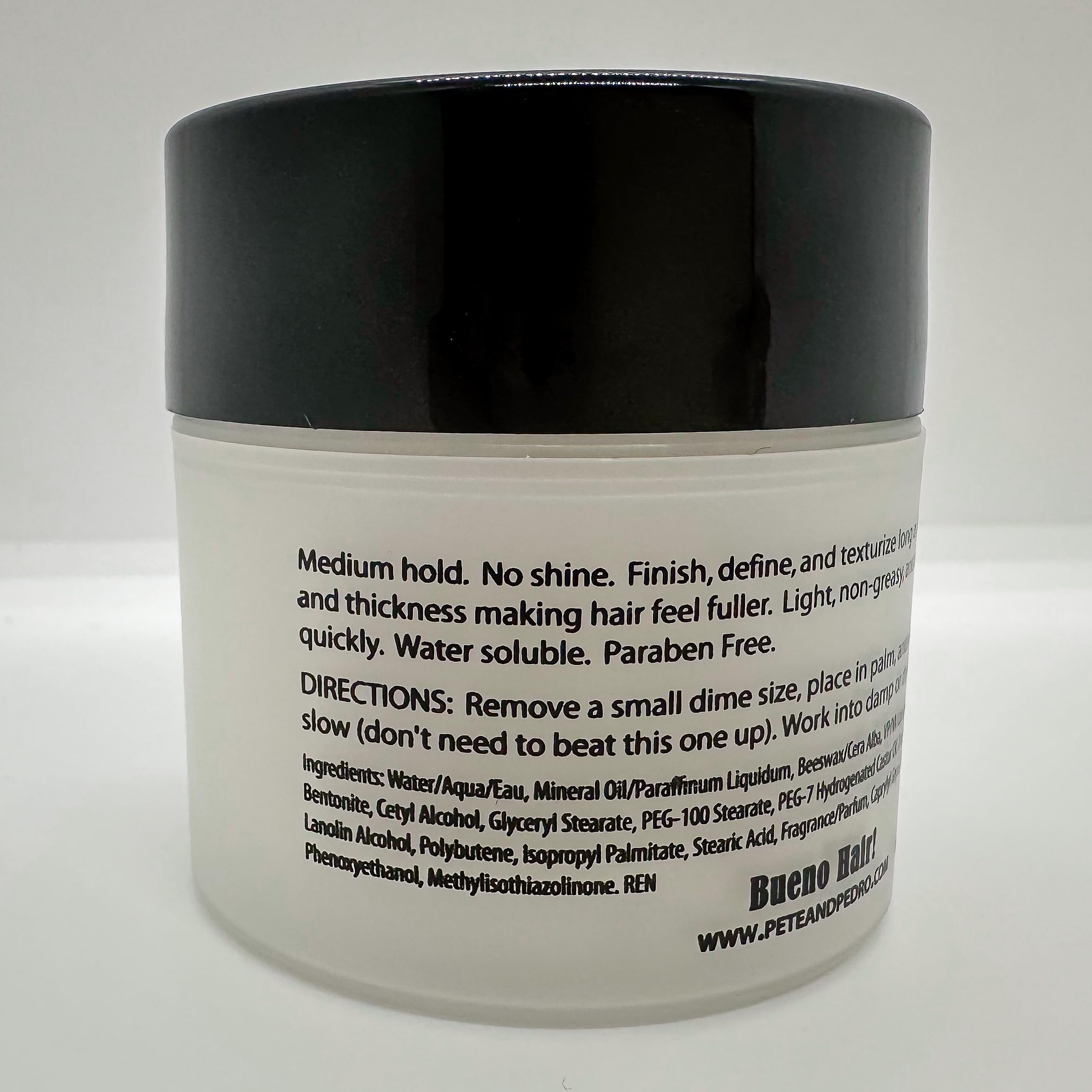 Pete & Pedro Hair Styling Clay – Medium Hold, Matte Finish, For Fine & Thinning Hair