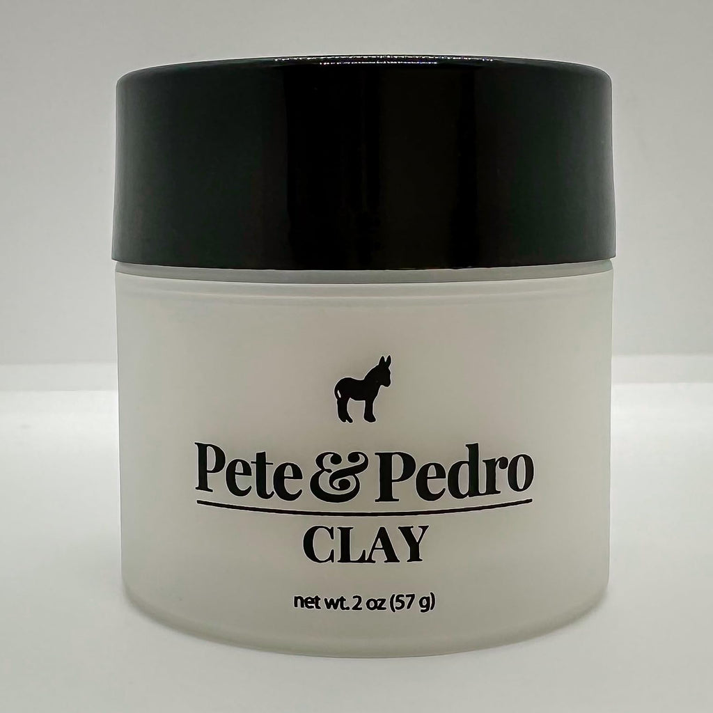 Pete & Pedro Hair Styling Clay – Medium Hold, Matte Finish, For Fine & Thinning Hair