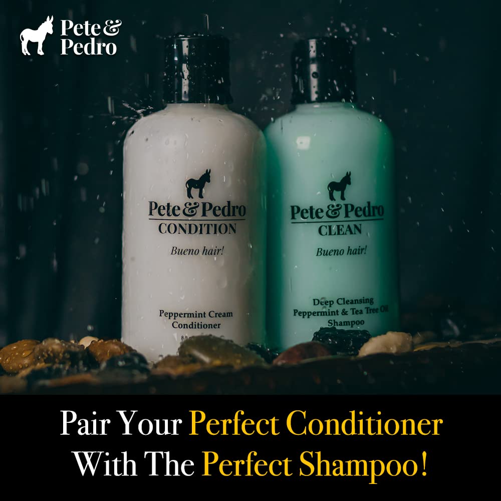 Pete & Pedro Peppermint Conditioner – Creamy Daily Haircare for Men & Women