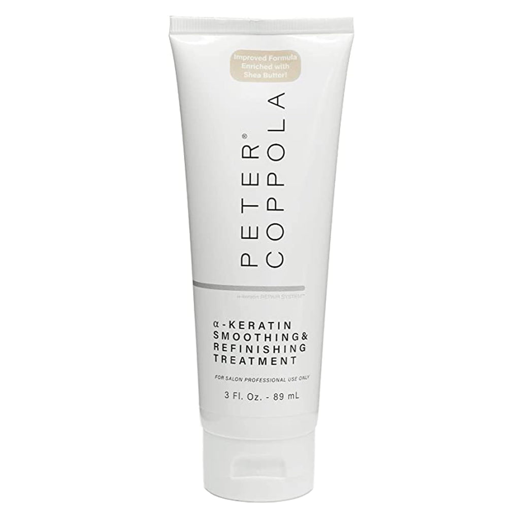 PETER COPPOLA a-Keratin Smoothing And Refinishing Treatment - Semi-Permanent Keratin Hair Care (3 oz) - Formaldehyde-Free
