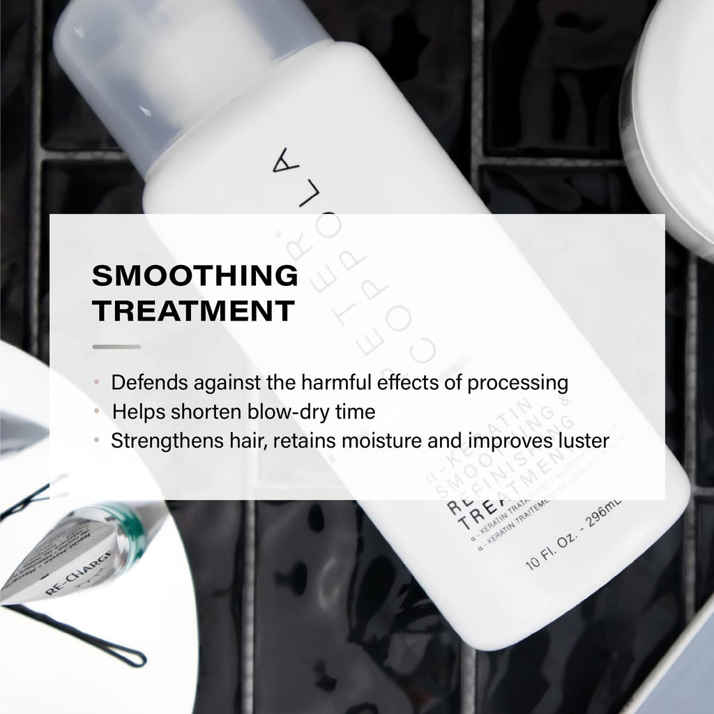 PETER COPPOLA a-Keratin Smoothing And Refinishing Treatment - Semi-Permanent Keratin Hair Care (3 oz) - Formaldehyde-Free