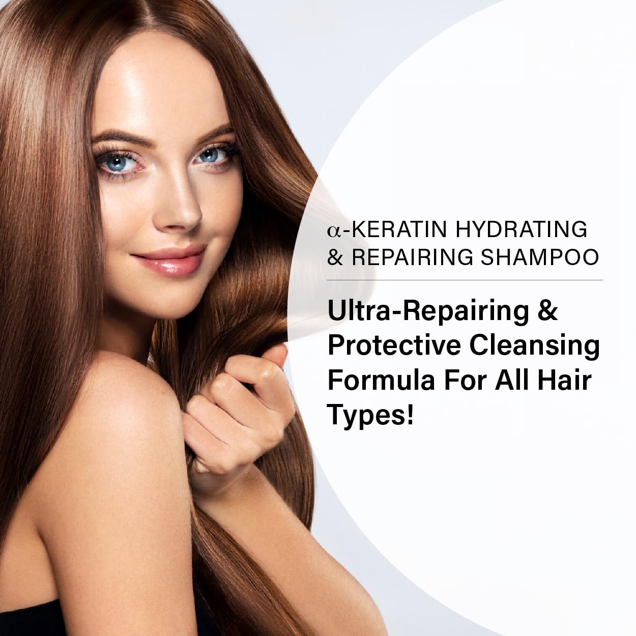 PETER COPPOLA a-Keratin Hydrating & Repairing Shampoo – Sulfate-Free, Ultra-Gentle Repair for Damaged Hair (10 oz)